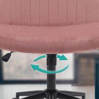 Bürostuhl Kingman Samt pink 