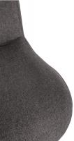Barhocker Solon Schwarz Stoff dunkelgrau Barhocker Solon Schwarz Stoff dunkelgrau