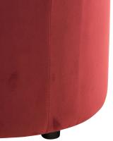 Sitzhocker Pantin Samt rot Sitzhocker Pantin Samt rot