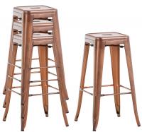 2er Set Barhocker Joshua V2 kupfer 