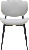 2er Set Besucherstuhl Enid Stoff  natura/creme 
