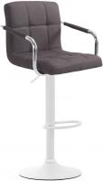 Barhocker Lucy V2 Stoff weiß dunkelgrau Barhocker Lucy V2 Stoff weiß dunkelgrau