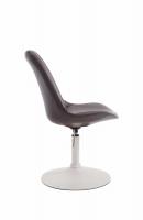 4er Set Esszimmerstühle Maverick W Kunstleder braun 