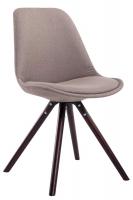 Besucherstuhl Toulouse Stoff Rund cappuccino (eiche) taupe Besucherstuhl Toulouse Stoff Rund cappuccino (eiche) taupe