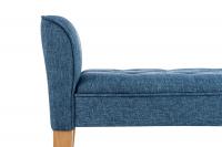 Chaiselongue Cleopatra, antik-hell blau 