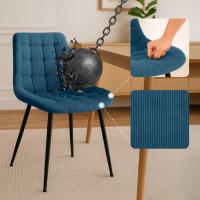 Esszimmerstuhl Sardna Cord blau Esszimmerstuhl Sardna Cord blau