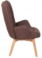 Lounger Durham Stoff braun 