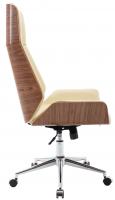 Bürostuhl Breda Kunstleder walnuss/creme Bürostuhl Breda Kunstleder walnuss/creme