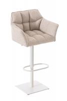 Barhocker Damaso W Stoff elfenbein Barhocker Damaso W Stoff elfenbein