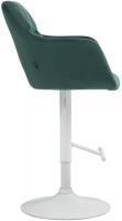 Barhocker Natoma Samt weiß grün Barhocker Natoma Samt weiß grün