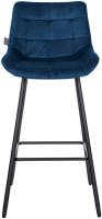 Barhocker Weston Samt blau 