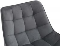 2er Set Barhocker Dartford Samt dunkelgrau 2er Set Barhocker Dartford Samt dunkelgrau