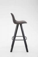 Barhocker Franklin Stoff Square Schwarz (eiche) dunkelgrau Barhocker Franklin Stoff Square Schwarz (eiche) dunkelgrau