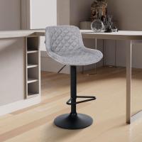Barhocker Kasson Stoff grau Barhocker Kasson Stoff grau