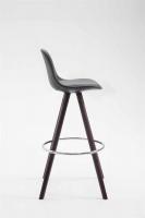 Barhocker Franklin Vollgepolstert Kunstleder Rund Cappuccino (eiche) schwarz Barhocker Franklin Vollgepolstert Kunstleder Rund Cappuccino (eiche) schwarz