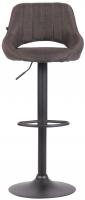 2er Set Barhocker Milet Stoff B dunkelgrau 