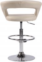 Barhocker Jaen Kunstleder creme 