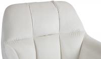 Barhocker Natoma Samt weiß creme Barhocker Natoma Samt weiß creme