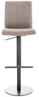 Barhocker Cadiz Stoff schwarz grau 