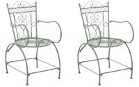 2er Set Stühle Sheela antik-grün 2er Set Stühle Sheela antik-grün