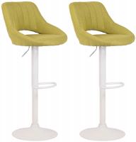 2er Set Barhocker Milet Stoff W grün 2er Set Barhocker Milet Stoff W grün
