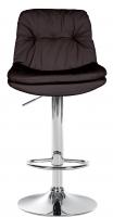 Barhocker Laurel Kunstleder chrom braun 