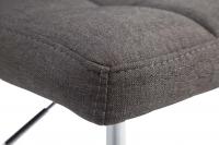 4er Set Palma Lounger V2 Stoff dunkelgrau 