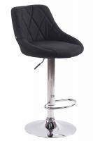 Barhocker Lazio Stoff schwarz