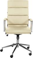 Bürostuhl Cleveland Echtleder creme Bürostuhl Cleveland Echtleder creme
