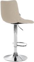 Barhocker Jerry Stoff chrom creme Barhocker Jerry Stoff chrom creme