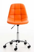 Bürostuhl Emil Kunstleder orange Bürostuhl Emil Kunstleder orange