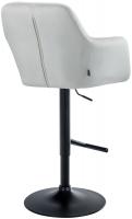 Barhocker Natoma Samt schwarz creme Barhocker Natoma Samt schwarz creme