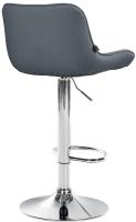 2er Set Barhocker Vonore Kunstleder chrom grau 2er Set Barhocker Vonore Kunstleder chrom grau