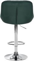 2er Set Barhocker Lazio Samt chrom dunkelgrün 2er Set Barhocker Lazio Samt chrom dunkelgrün