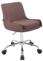Arbeitshocker Club Stoff braun 