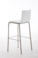 Barhocker Avola Leder Flach E78 weiß Barhocker Avola Leder Flach E78 weiß
