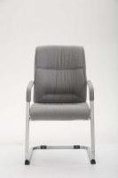 XL Besucherstuhl Anubis Stoff grau 