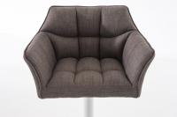 Barhocker Damaso W Stoff grau Barhocker Damaso W Stoff grau