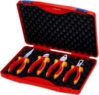 Zangensatz Kompakt-Box Inh.4tlg.VDE Kunststoffkoffer KNIPEX Zangensatz Kompakt-Box Inh.4tlg.VDE Kunststoffkoffer KNIPEX
