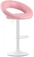 2er Set Barhocker Olinda Kunstleder weiß pink 2er Set Barhocker Olinda Kunstleder weiß pink