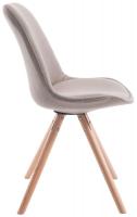 4er Set Stühle Toulouse Stoff Rund natura (eiche) taupe 4er Set Stühle Toulouse Stoff Rund natura (eiche) taupe