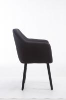Besucherstuhl Utrecht Stoff Schwarz (eiche) schwarz Besucherstuhl Utrecht Stoff Schwarz (eiche) schwarz