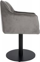Lounger Damaso Samt grau Lounger Damaso Samt grau