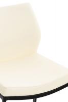 Barhocker Matola Kunstleder schwarz creme 