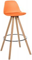 Barhocker Corbin Kunstleder Rund natura orange Barhocker Corbin Kunstleder Rund natura orange