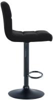 2er Set Barhocker Calma Stoff schwarz schwarz 2er Set Barhocker Calma Stoff schwarz schwarz