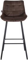 Barhocker Weston Samt braun Barhocker Weston Samt braun