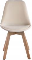 Besucherstuhl Borneo V2 Samt natura creme Besucherstuhl Borneo V2 Samt natura creme