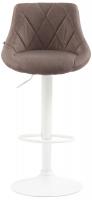 Barhocker Lazio Stoff weiß taupe Barhocker Lazio Stoff weiß taupe