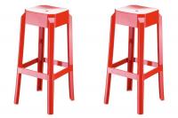 2er Set Barhocker Fox rot 2er Set Barhocker Fox rot